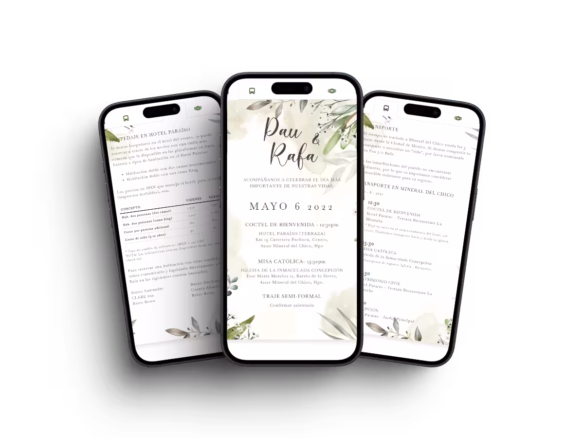 INVITACIÓN PARA BODA